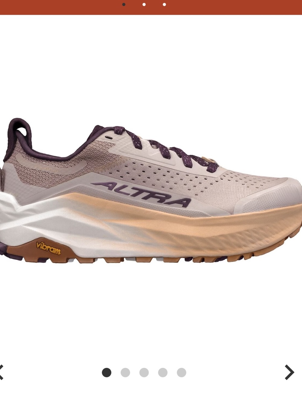 Altra Olympus 6 trail running shoe women’s 8.5 vibram soles - Picture 2 of 12